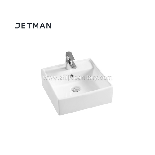 Desktop Art Basin Bathroom Square Design